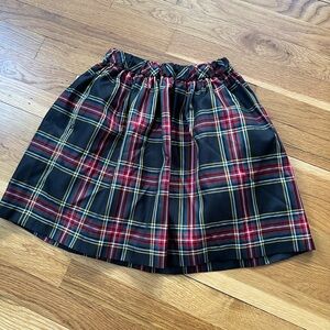 Crewcuts Red and Black Plaid Skirt